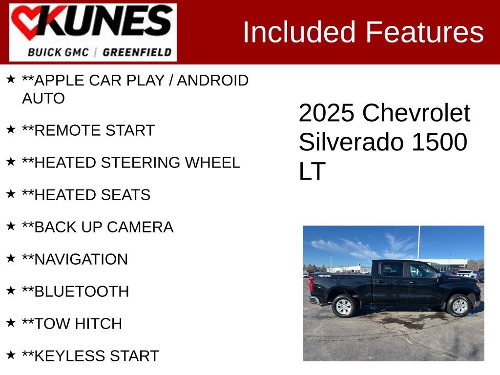 Used 2025 Chevrolet Silverado 1500 LT image 2