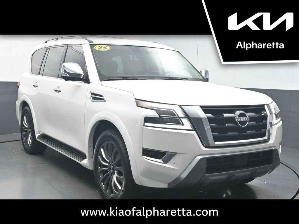 Used 2023 Nissan Armada Platinum w/ Captain's Chairs Package
