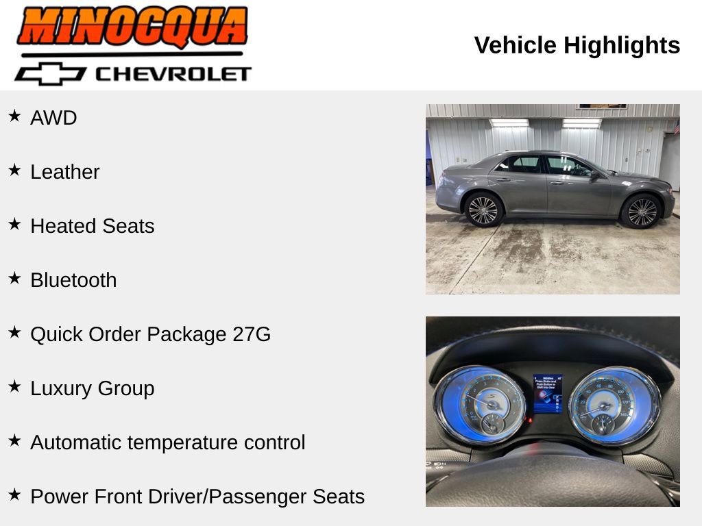 Used 2012 Chrysler 300 S w/ Luxury Group AWD/4WD image 2