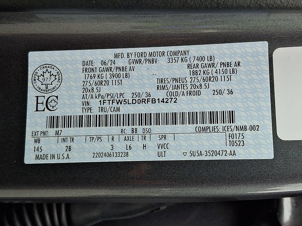 Used 2024 Ford F150 Lariat AWD/4WD image 34