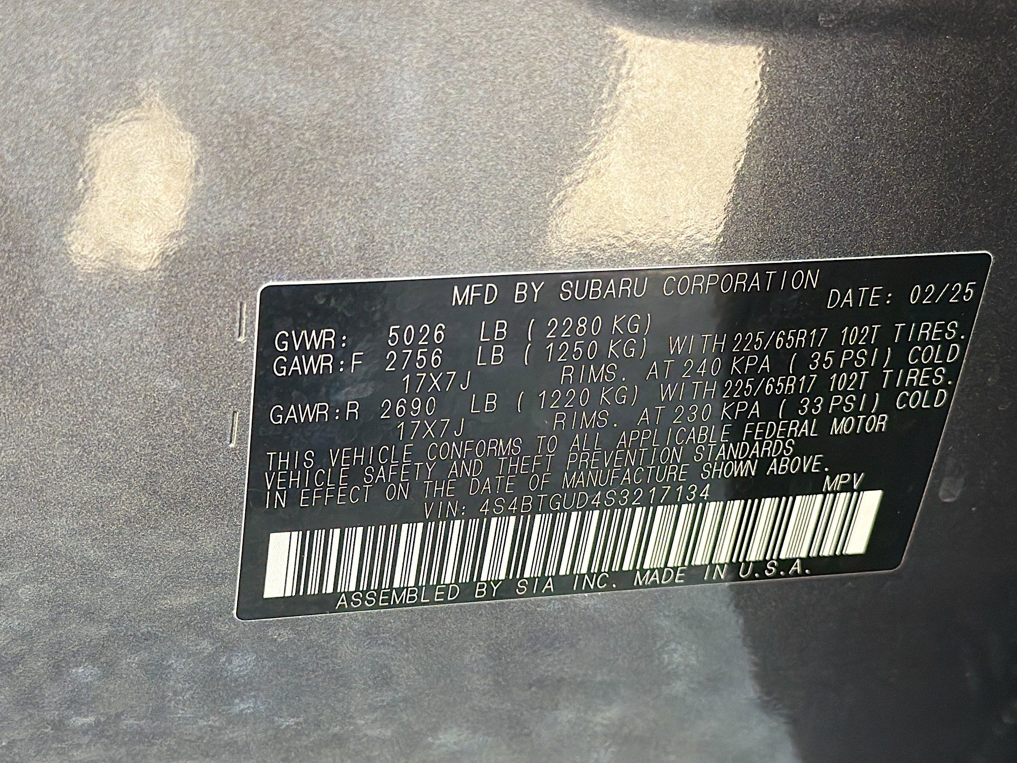 Used 2025 Subaru Outback Wilderness AWD/4WD image 46