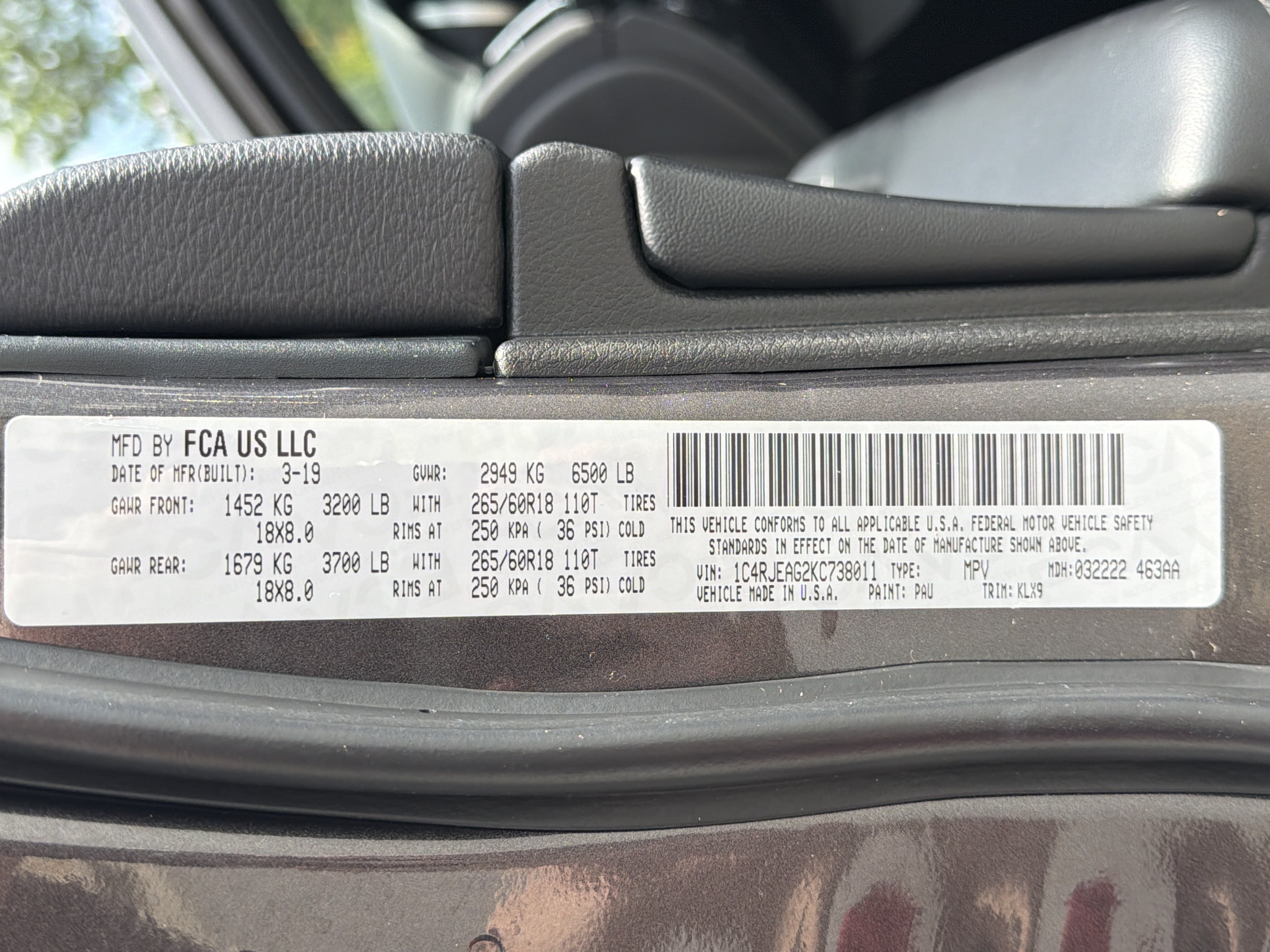 Used 2019 Jeep Grand Cherokee Laredo w/ Laredo X Package RWD image 39