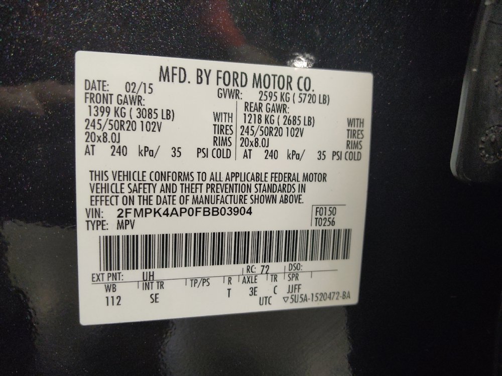 Used 2015 Ford Edge Sport w/ Equipment Group 401A AWD/4WD image 33