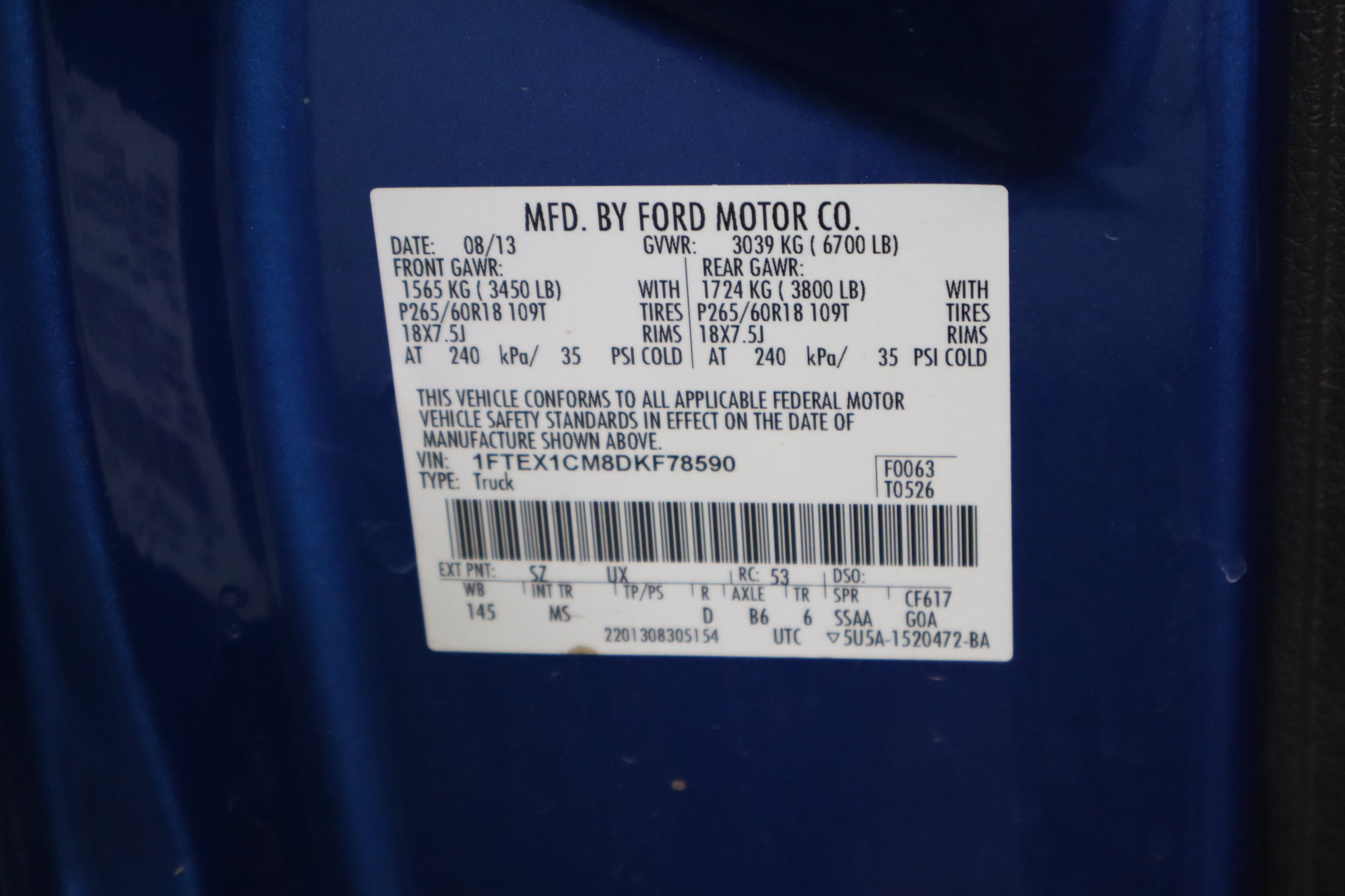 Used 2013 Ford F150 XLT w/ XLT Chrome Pkg RWD image 34