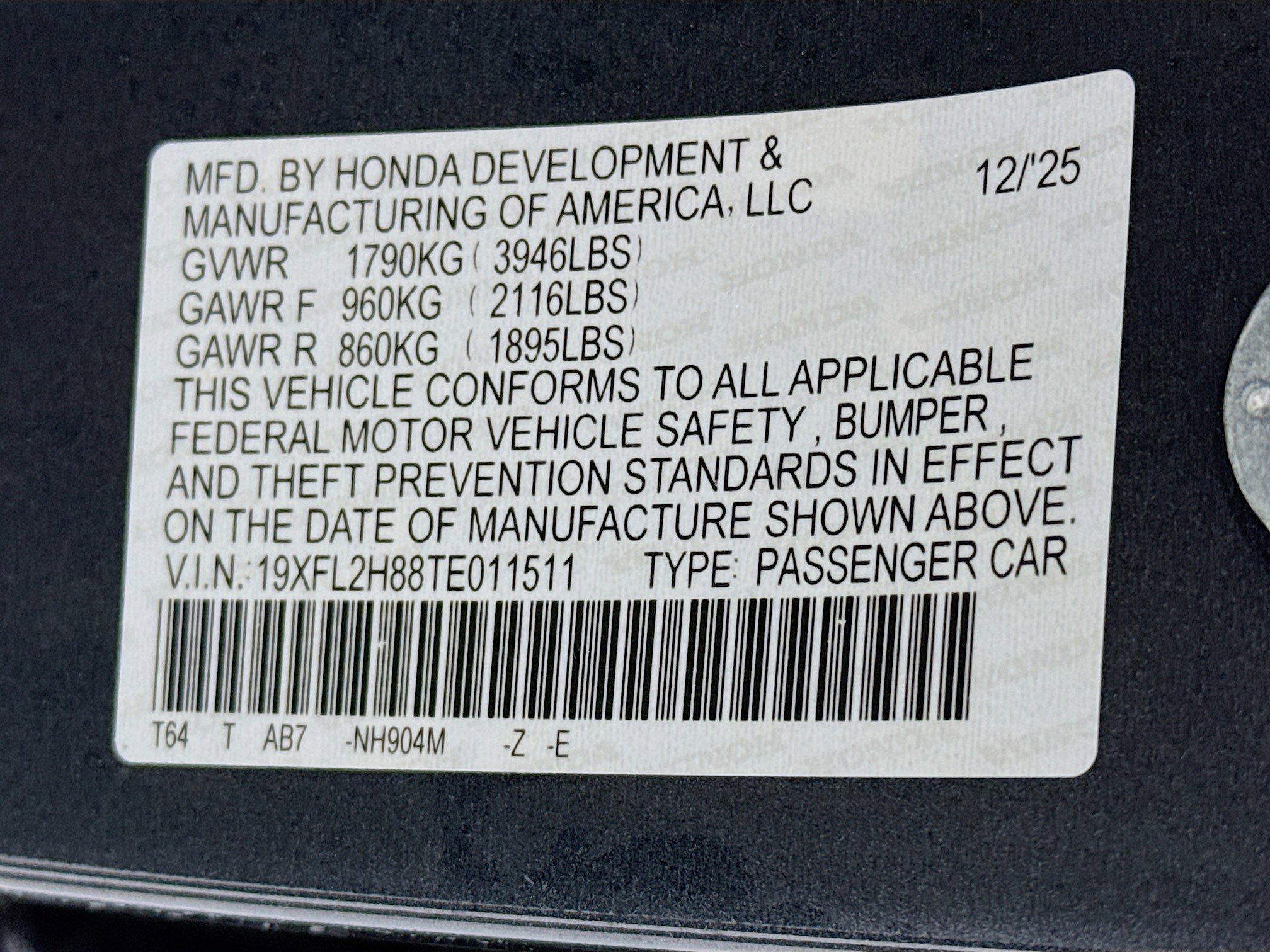 New 2026 Honda Civic Sport image 29