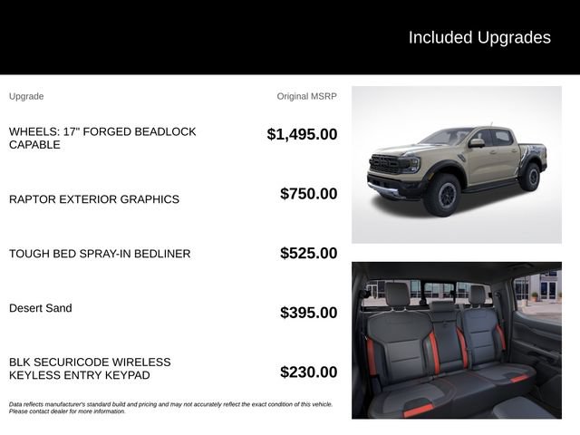 New 2026 Ford Ranger Raptor AWD/4WD image 5