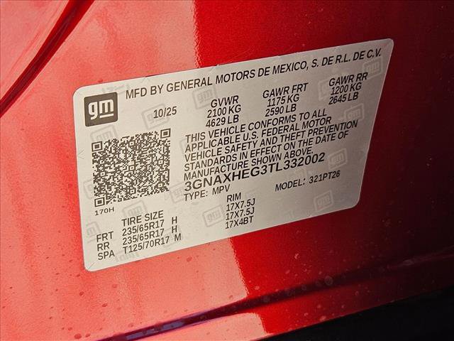 New 2026 Chevrolet Equinox LT image 21