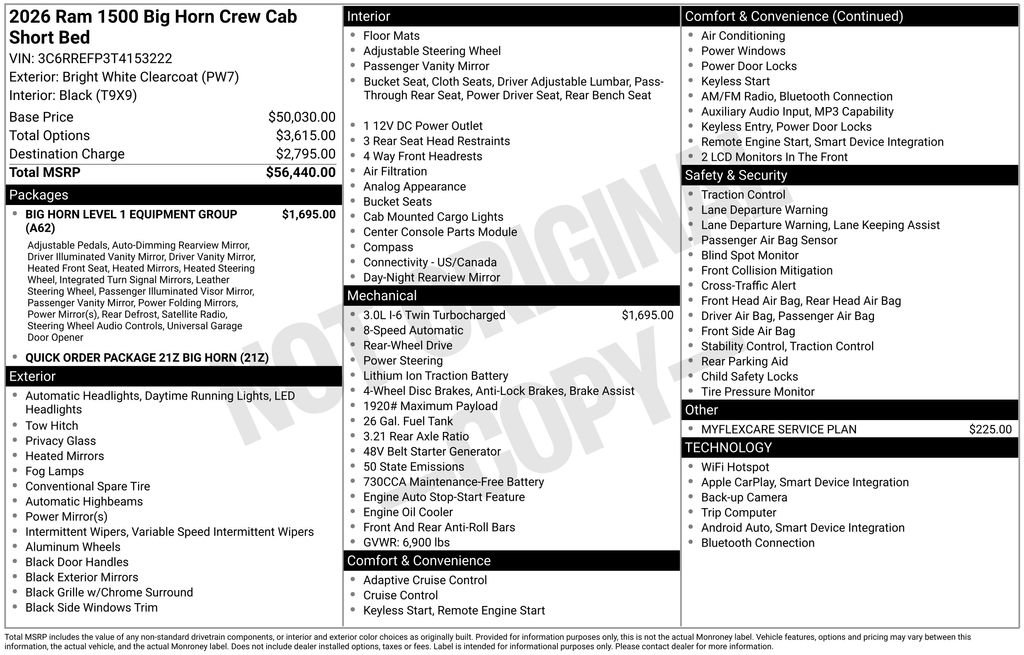 Used 2026 RAM 1500 Big Horn RWD image 5