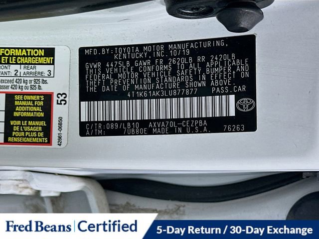 Used 2020 Toyota Camry XSE image 33