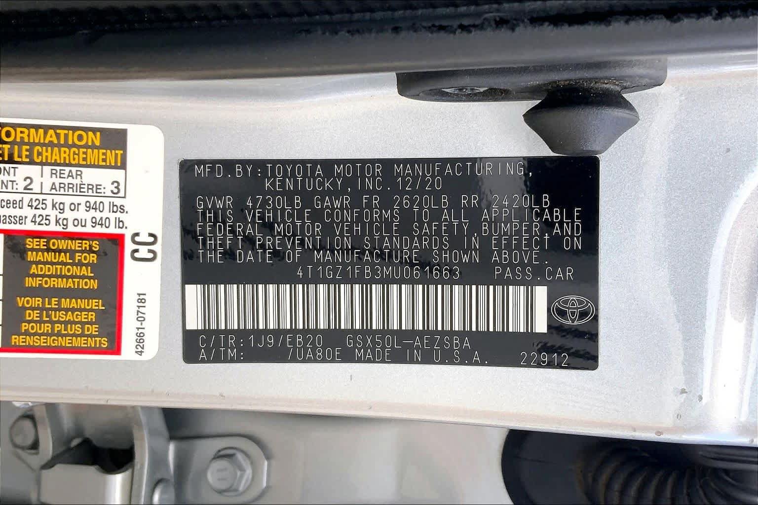 Used 2021 Toyota Avalon Touring FWD image 37
