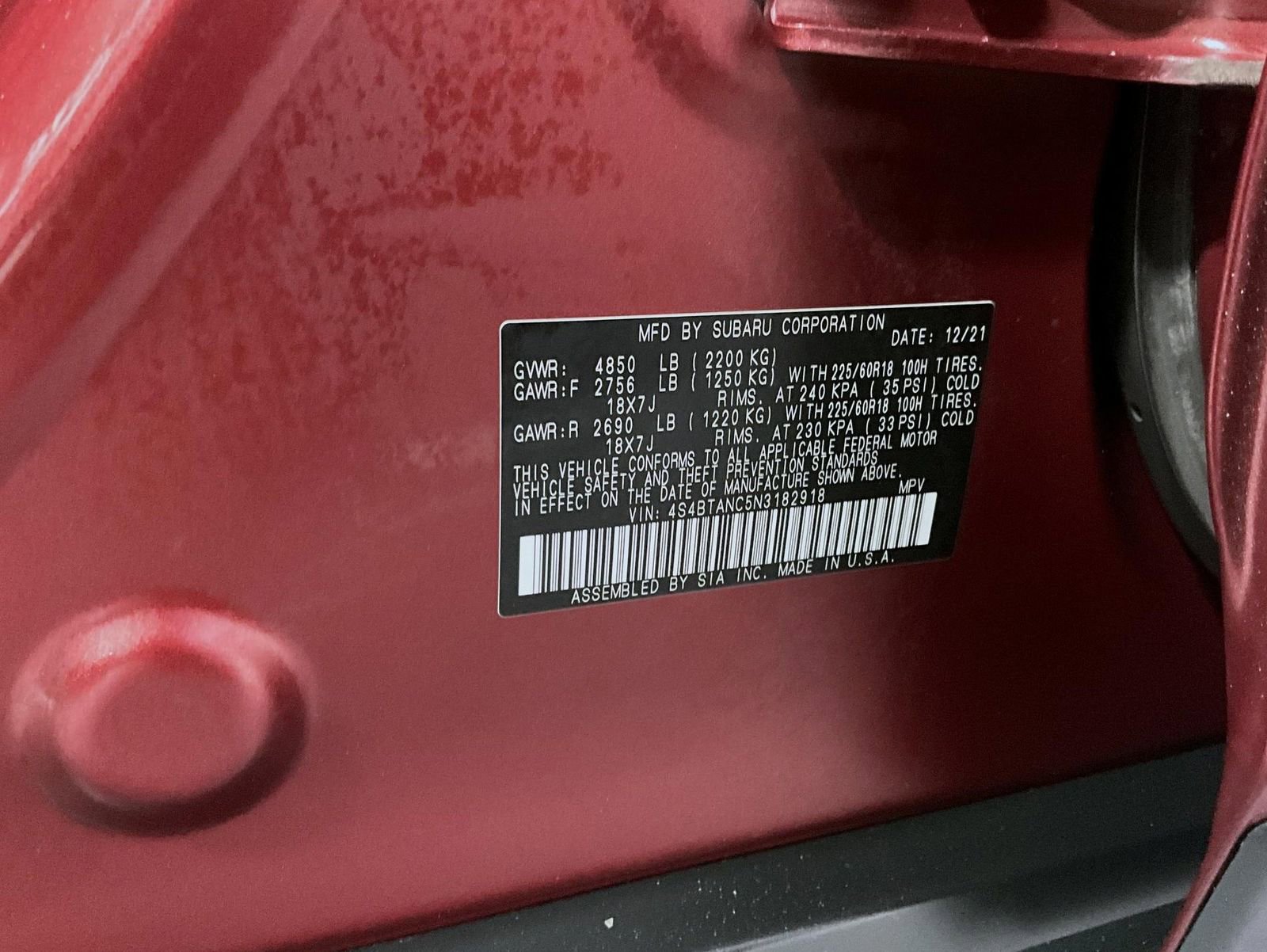 Used 2022 Subaru Outback Limited image 25