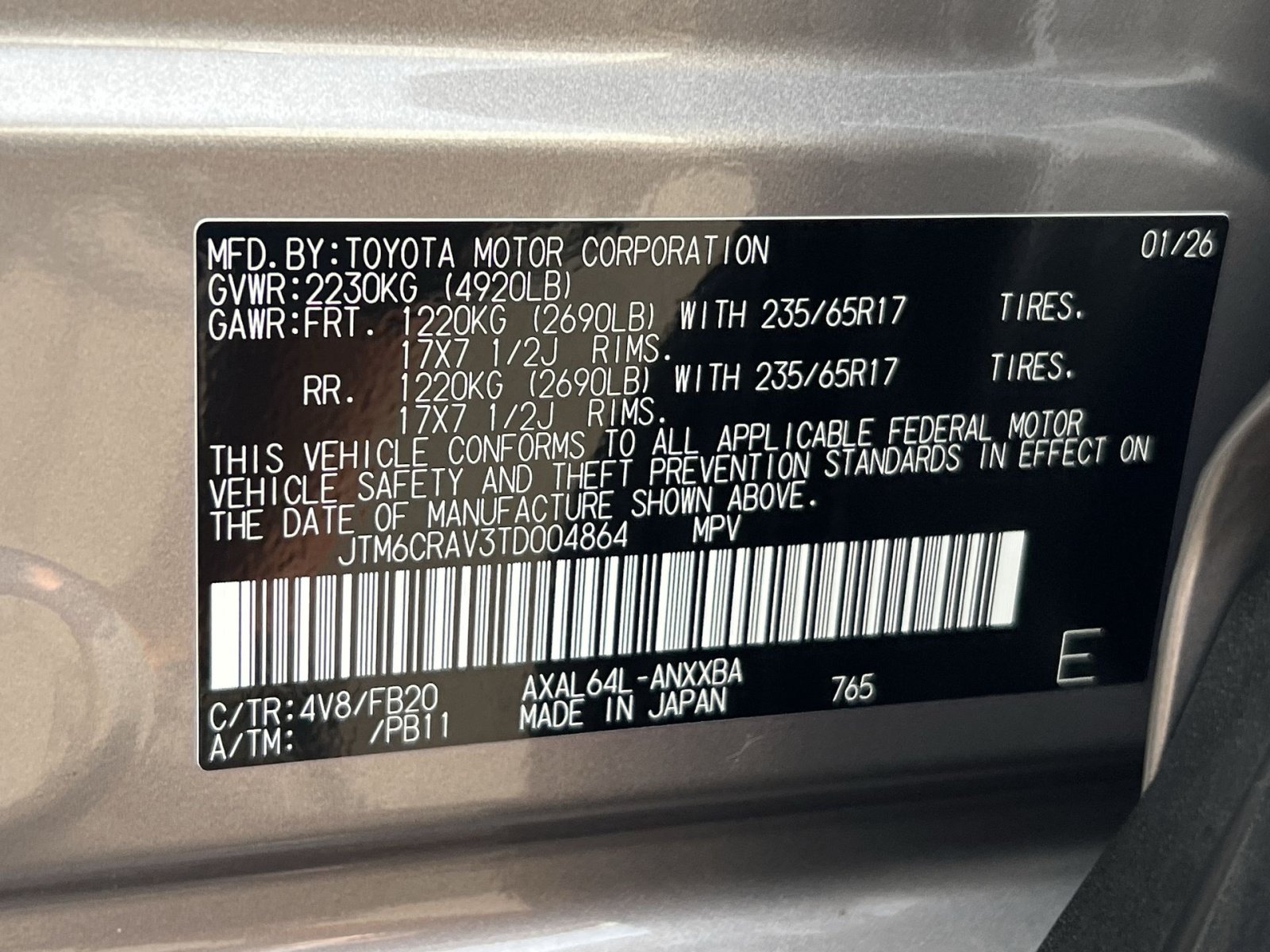 Used 2026 Toyota RAV4 LE AWD/4WD image 29