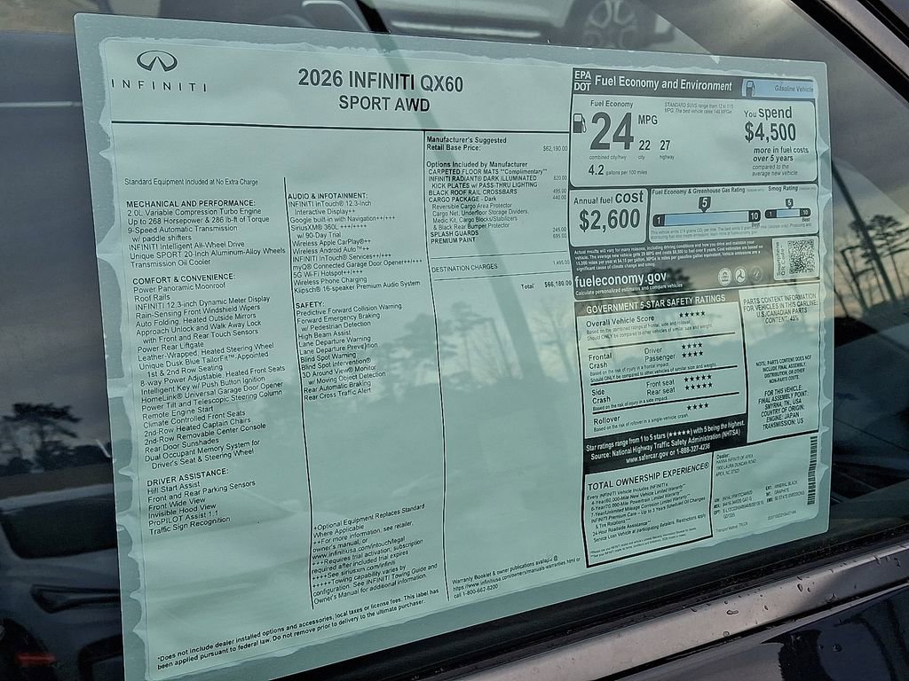 New 2026 INFINITI QX60 Sport image 19