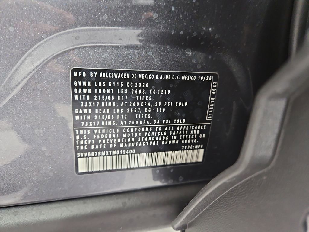 New 2026 Volkswagen Tiguan S image 27