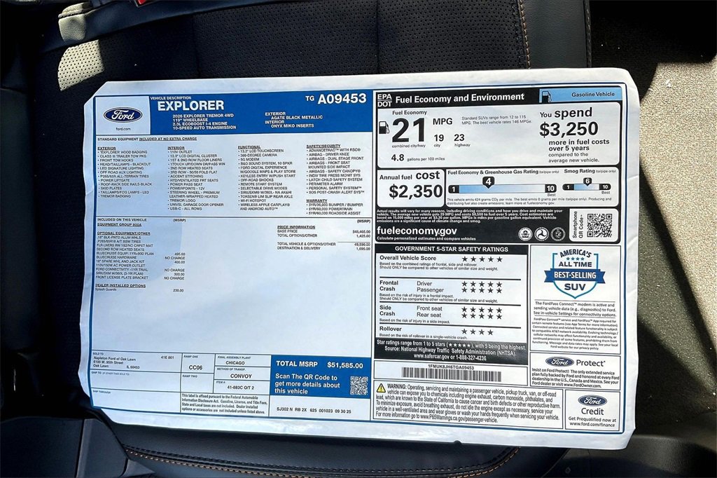 New 2026 Ford Explorer Tremor image 14