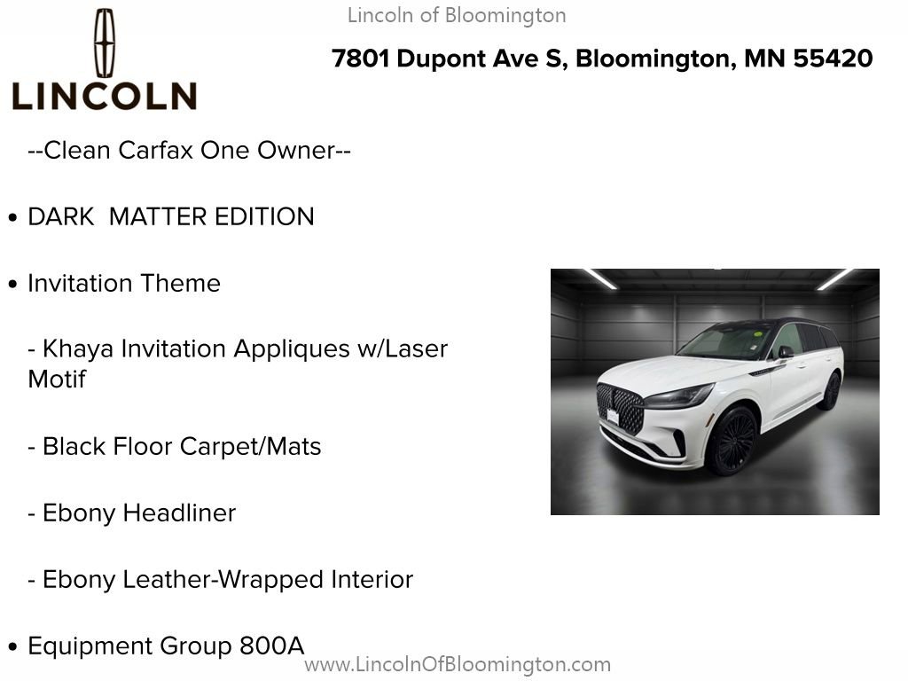 Certified 2025 Lincoln Aviator Black Label image 5