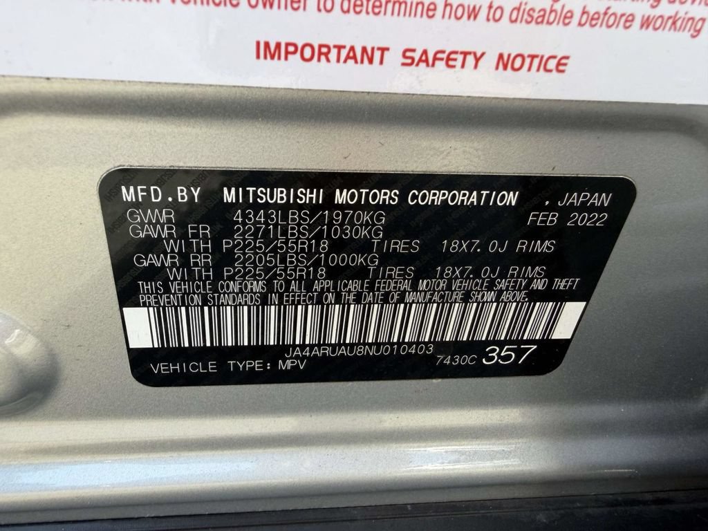 Used 2022 Mitsubishi Outlander Sport ES AWD/4WD image 22