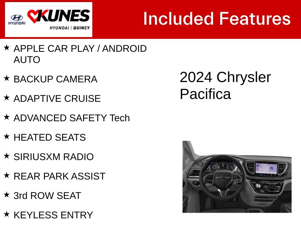 Used 2024 Chrysler Pacifica Touring-L FWD image 2