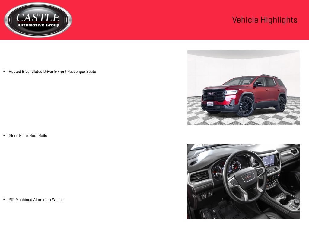 Used 2023 GMC Acadia SLT w/ Elevation Edition AWD/4WD image 8