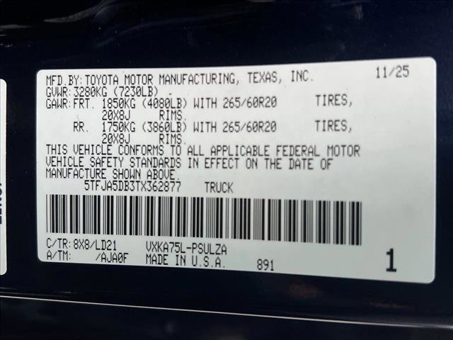 New 2026 Toyota Tundra Limited image 20