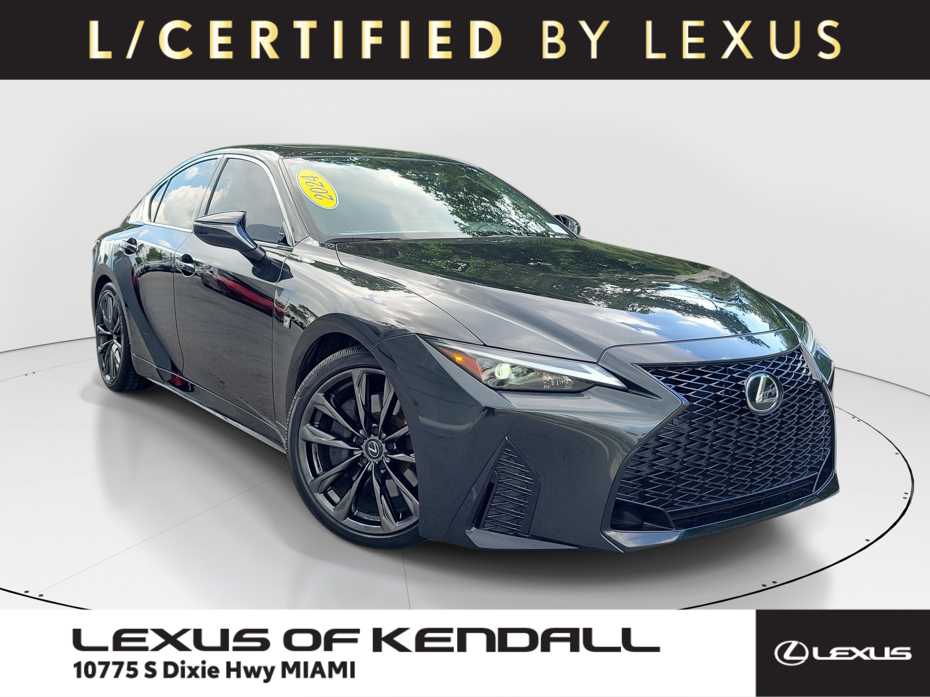 Certified 2024 Lexus IS 350 F Sport w/ Memory Package