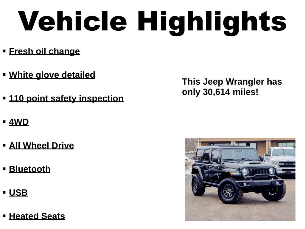 Used 2023 Jeep Wrangler Unlimited Rubicon 392 image 50