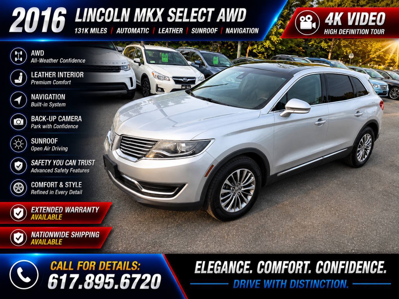 Used 2016 Lincoln MKX Select w/ Select Plus Package