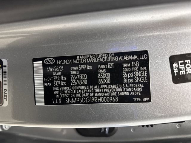 Used 2024 Hyundai Santa Fe Calligraphy image 44