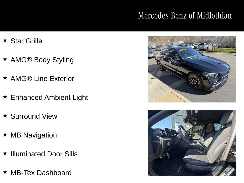 Used 2025 Mercedes-Benz C 300 4MATIC Sedan image 12