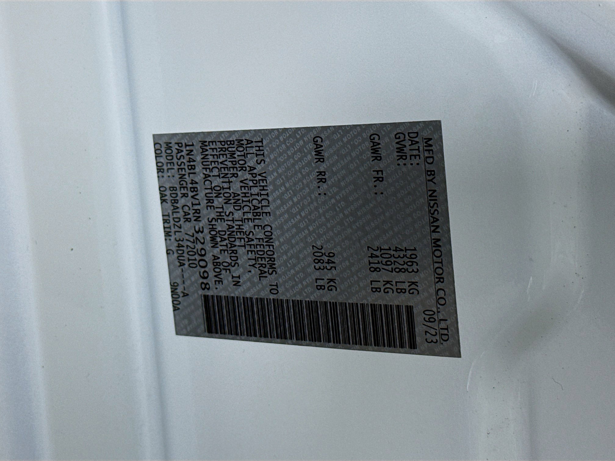 Used 2024 Nissan Altima 2.5 S FWD image 36