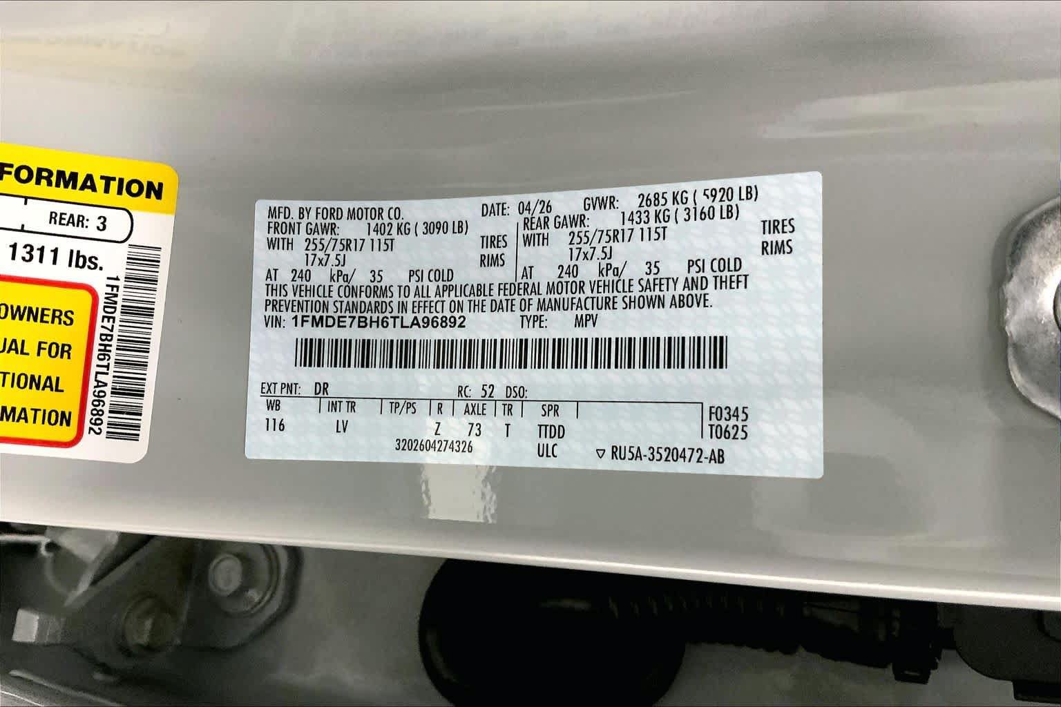 New 2026 Ford Bronco Big Bend AWD/4WD image 20