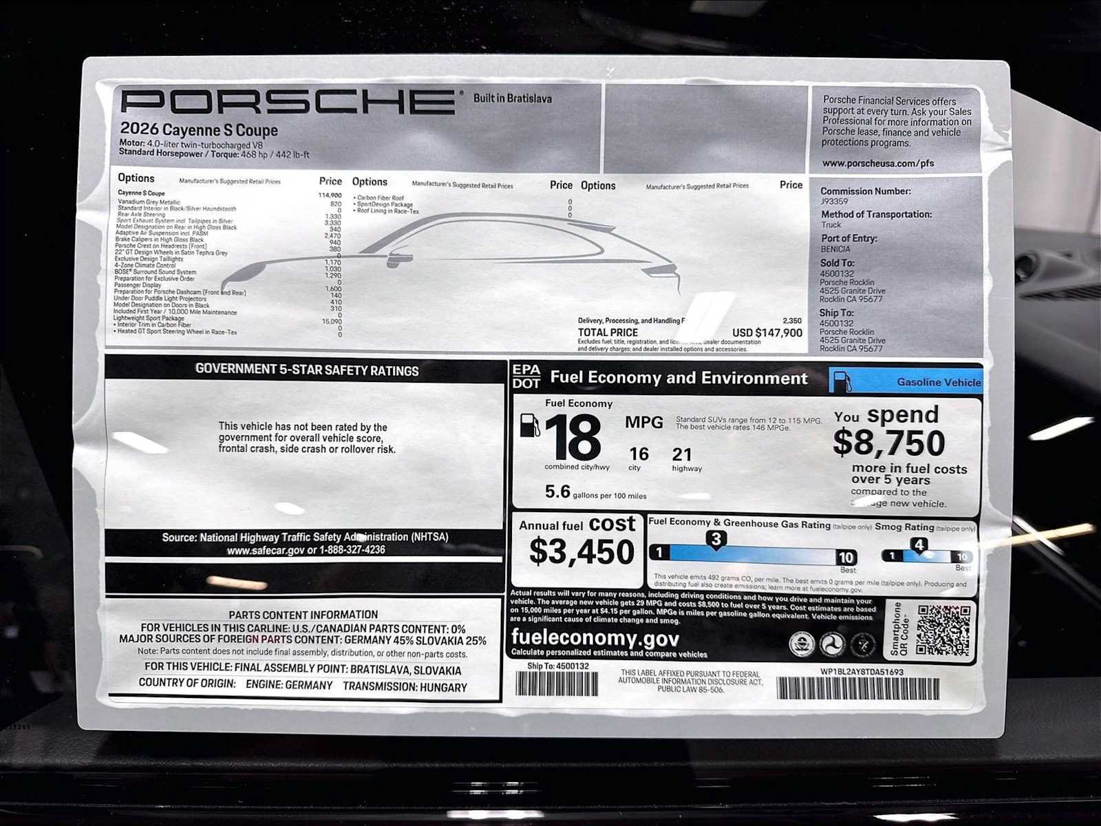 New 2026 Porsche Cayenne S AWD/4WD image 31