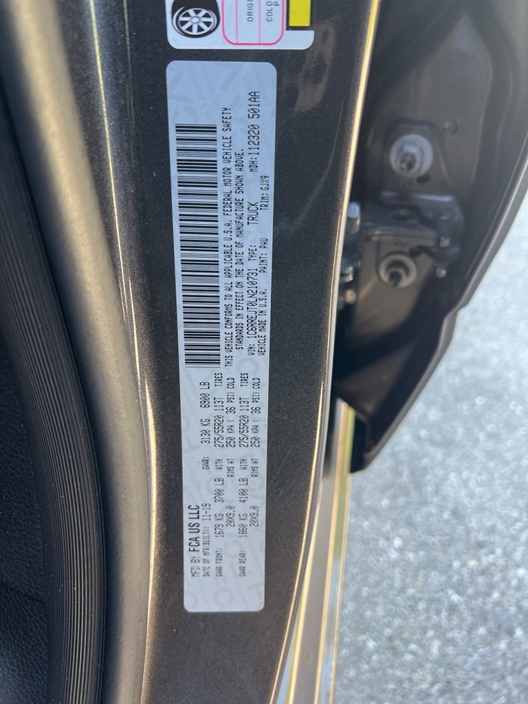 Certified 2020 RAM 1500 Laramie w/ Sport Appearance Package RWD image 35
