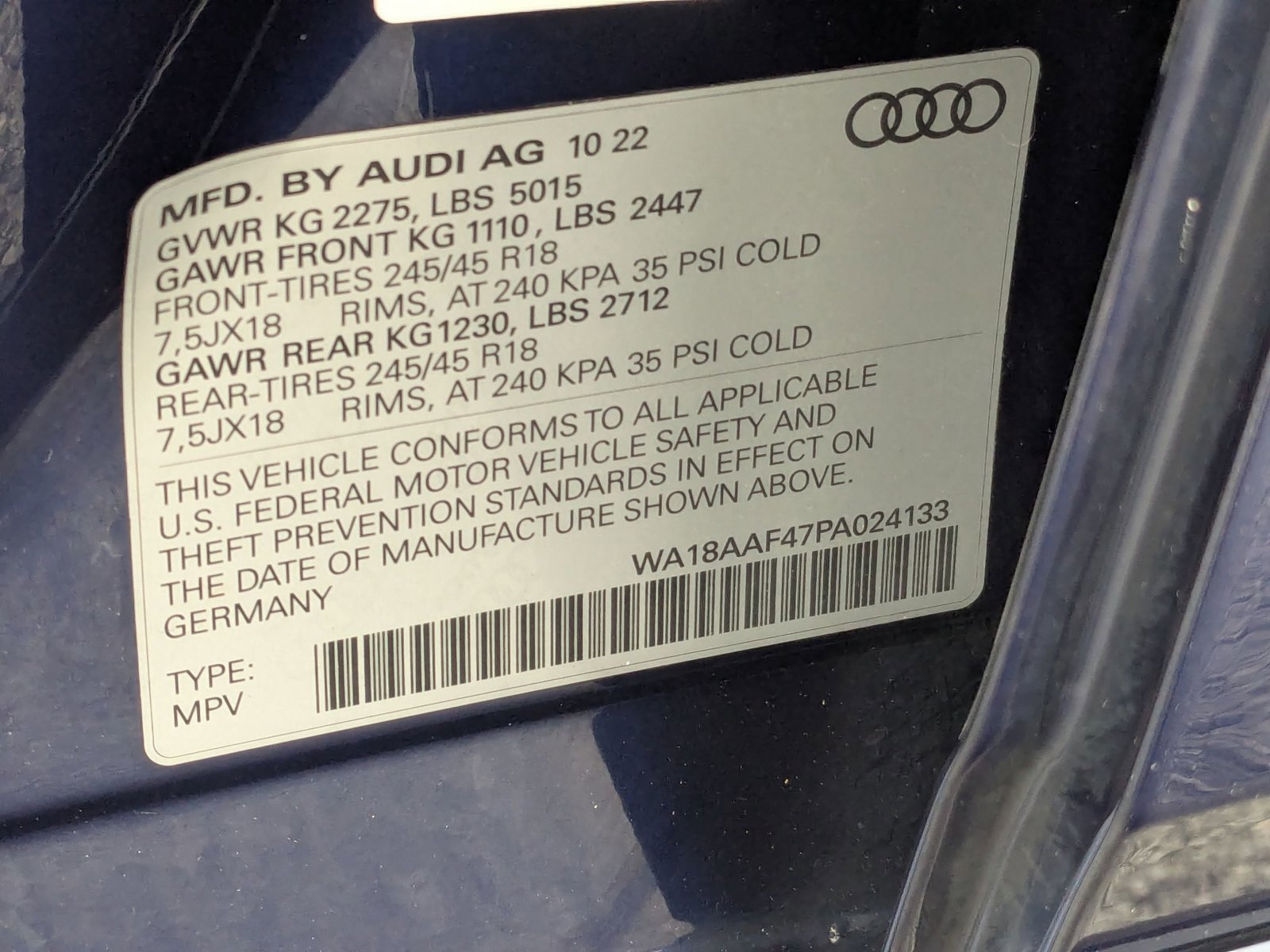 Used 2023 Audi A4 2.0T allroad Premium Plus w/ Premium Plus Package image 27