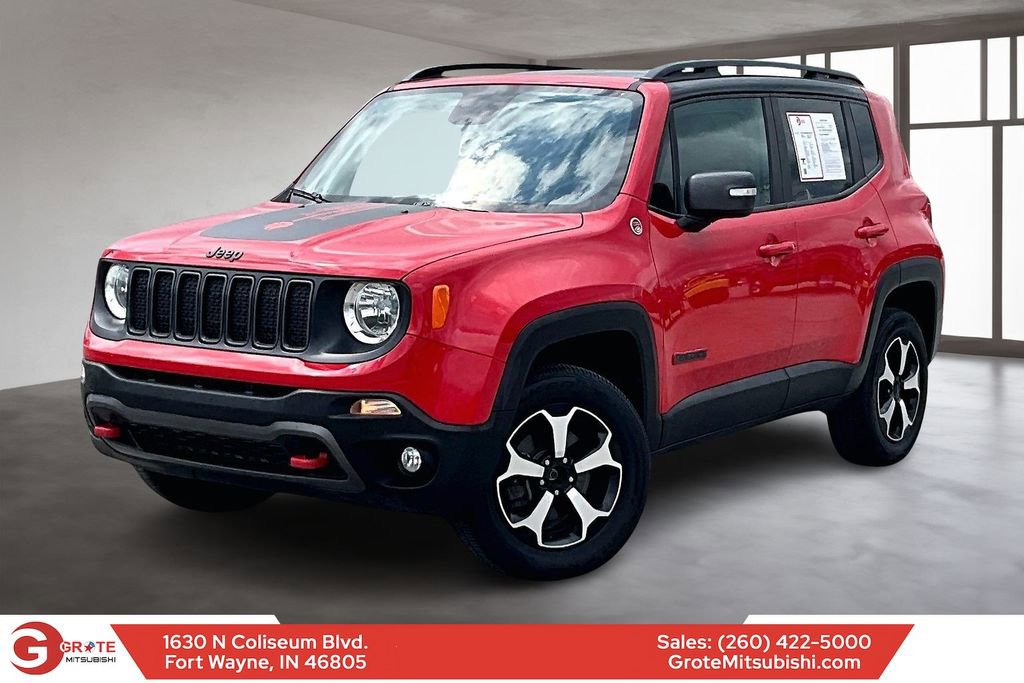 Used 2019 Jeep Renegade Trailhawk w/ UConnect 8.4 Nav Group AWD/4WD image 1