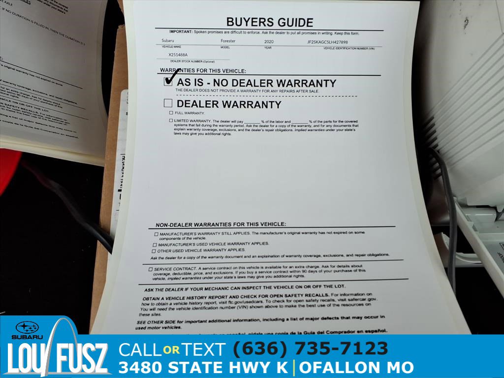 Used 2020 Subaru Forester Premium w/ Popular Package #1 image 37