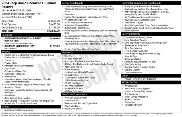 Used 2024 Jeep Grand Cherokee L Summit image 35