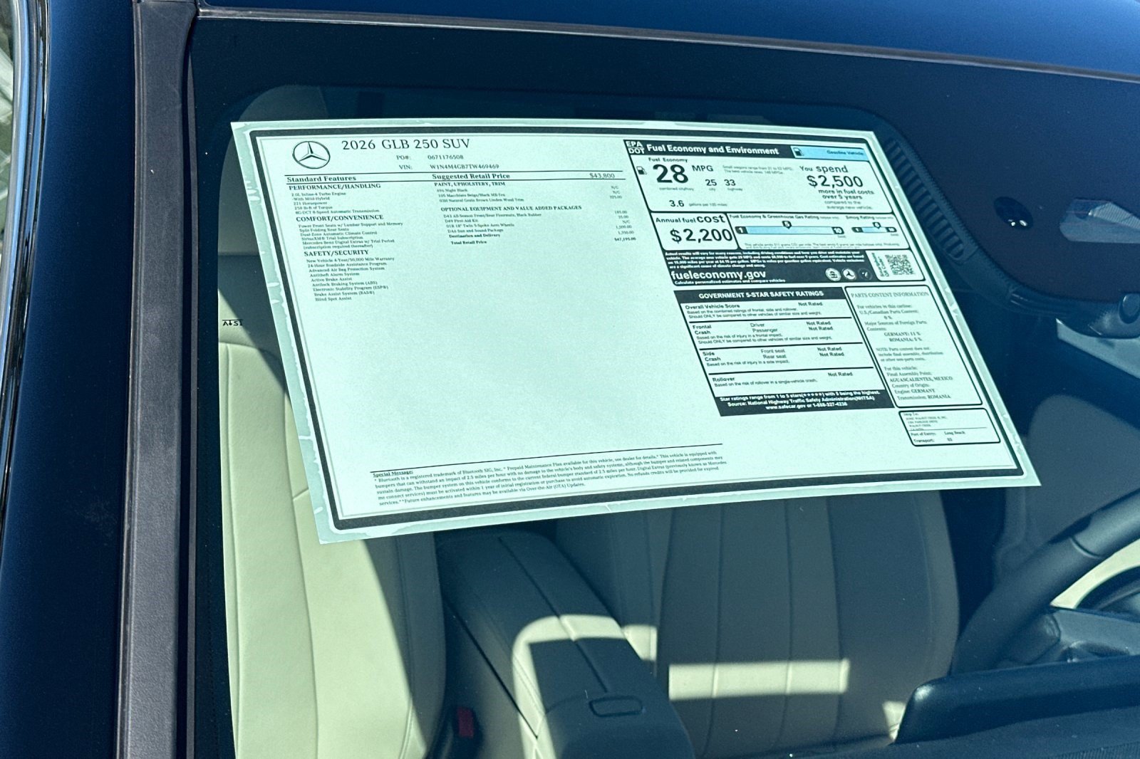 New 2026 Mercedes-Benz GLB 250 image 29