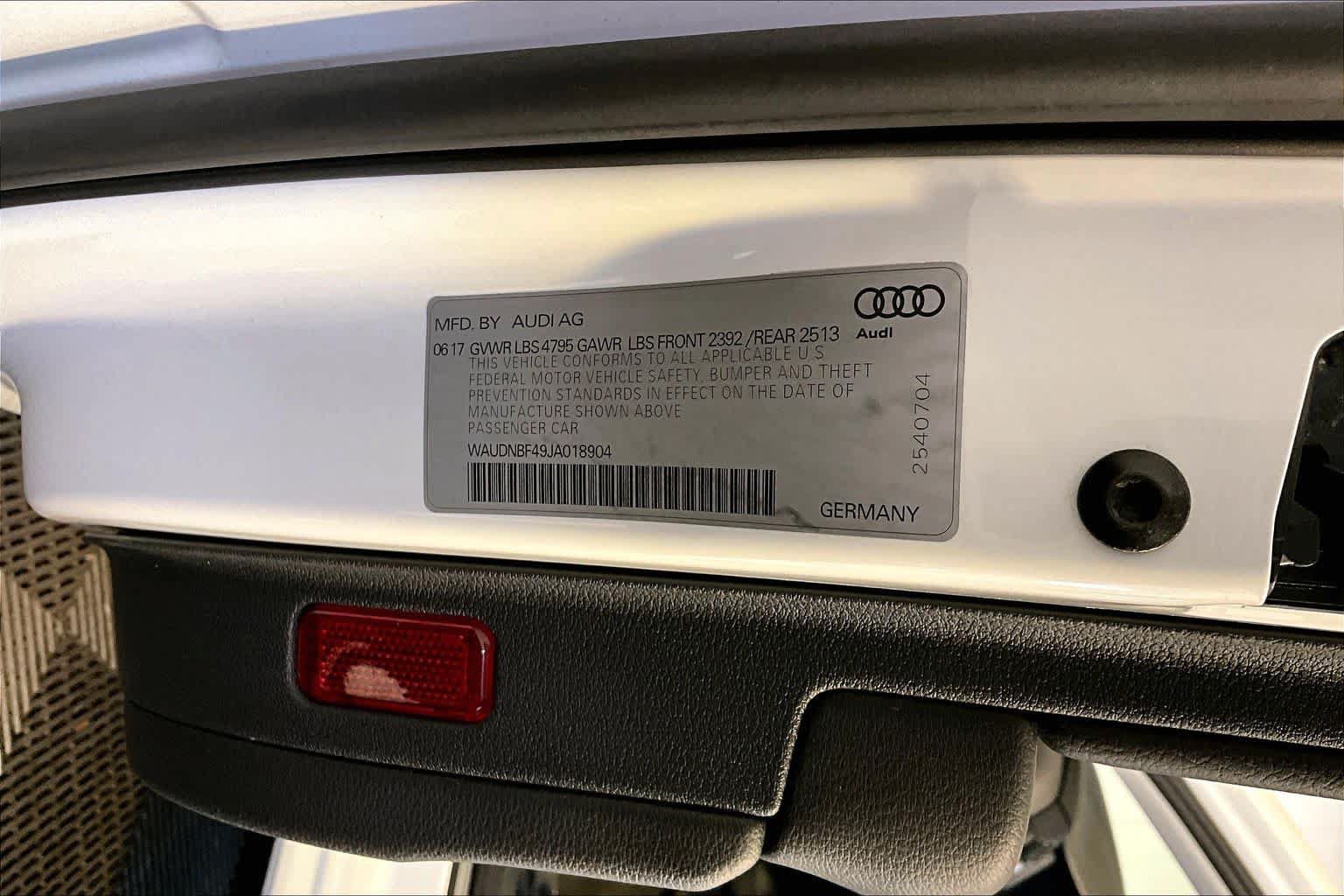 Used 2018 Audi A4 2.0T Premium w/ Convenience Package AWD/4WD image 34