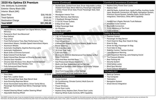 Used 2020 Kia Optima Premium image 6