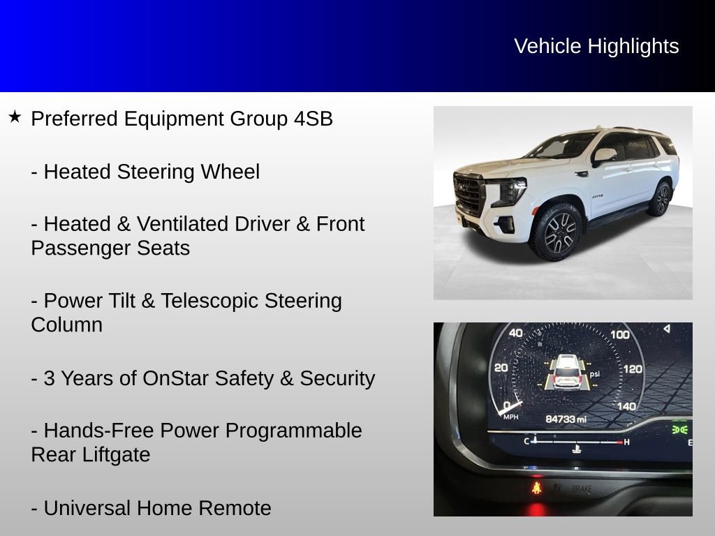 Used 2023 GMC Yukon AT4 w/ Technology Package image 20