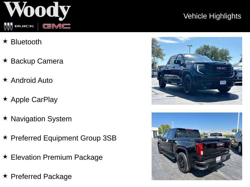 Certified 2024 GMC Sierra 1500 Elevation w/ Elevation Premium Package AWD/4WD image 3