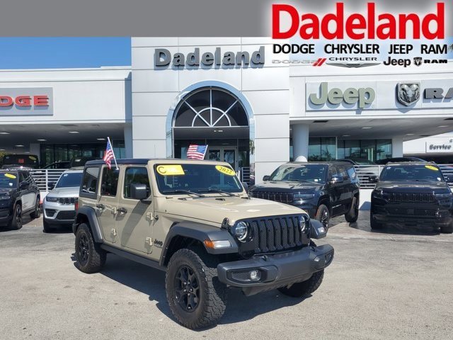 Certified 2022 Jeep Wrangler Unlimited Sport AWD/4WD image 1