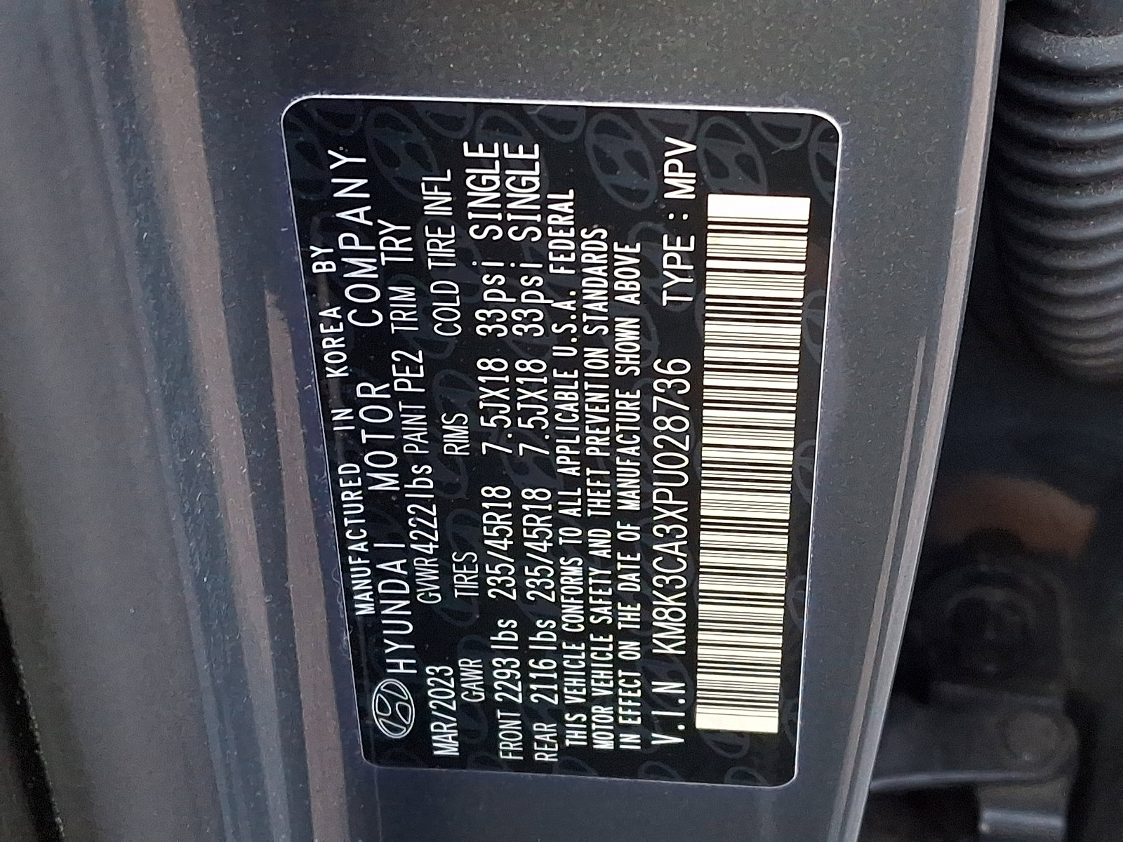 Certified 2023 Hyundai Kona N Line image 27