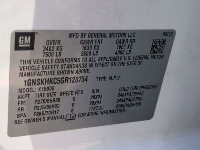 Used 2016 Chevrolet Suburban LT AWD/4WD image 36