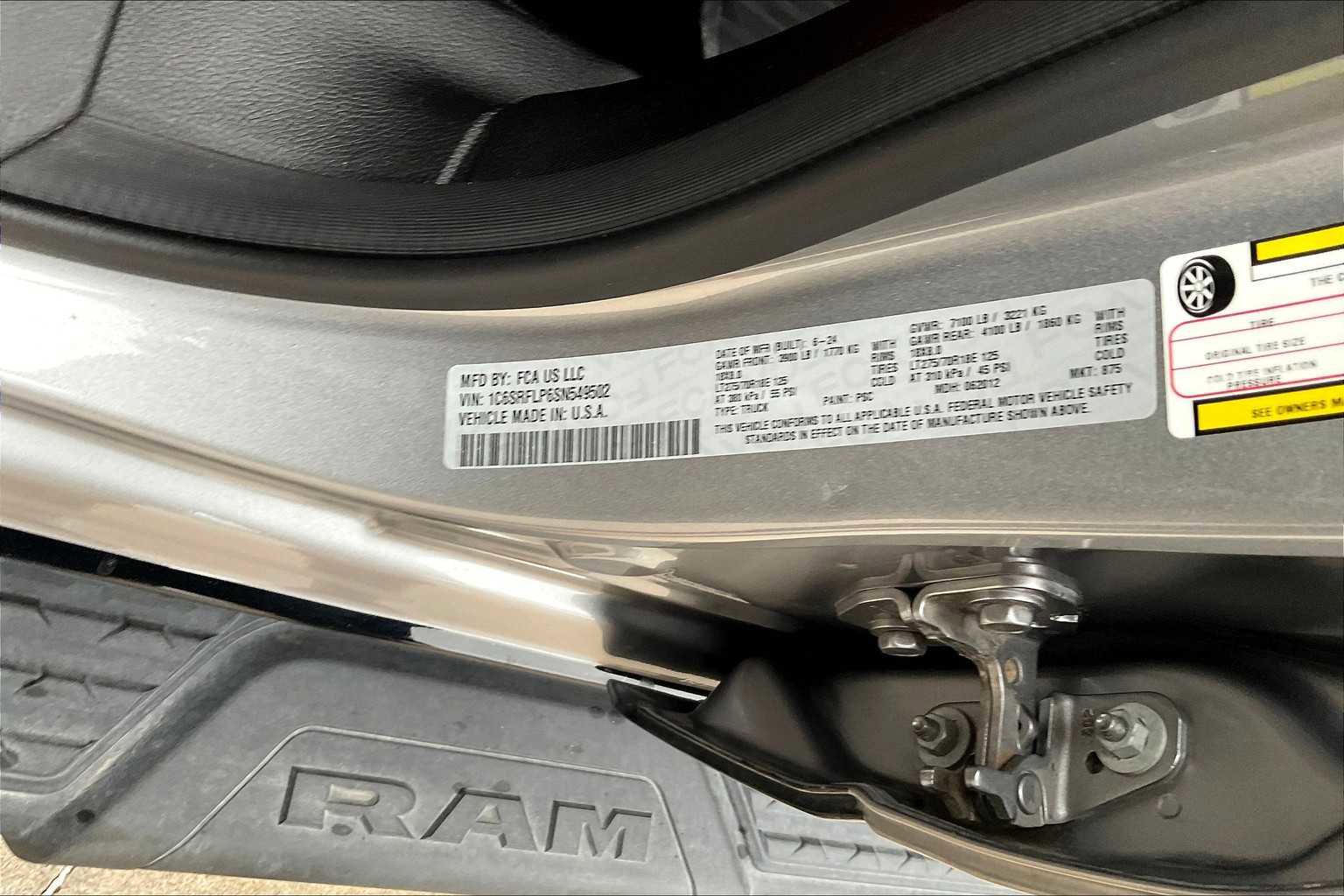 Certified 2025 RAM 1500 Rebel w/ Rebel Level 1 Equipment Group image 33