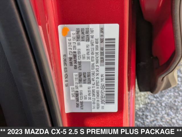 Certified 2023 MAZDA CX-5 AWD 2.5 S w/ Premium Plus Pkg image 24