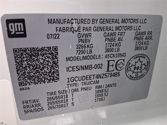 Used 2022 Chevrolet Silverado 1500 RST w/ Convenience Package II image 18