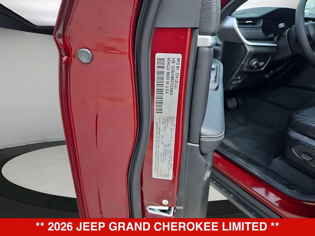 New 2026 Jeep Grand Cherokee Limited AWD/4WD image 37