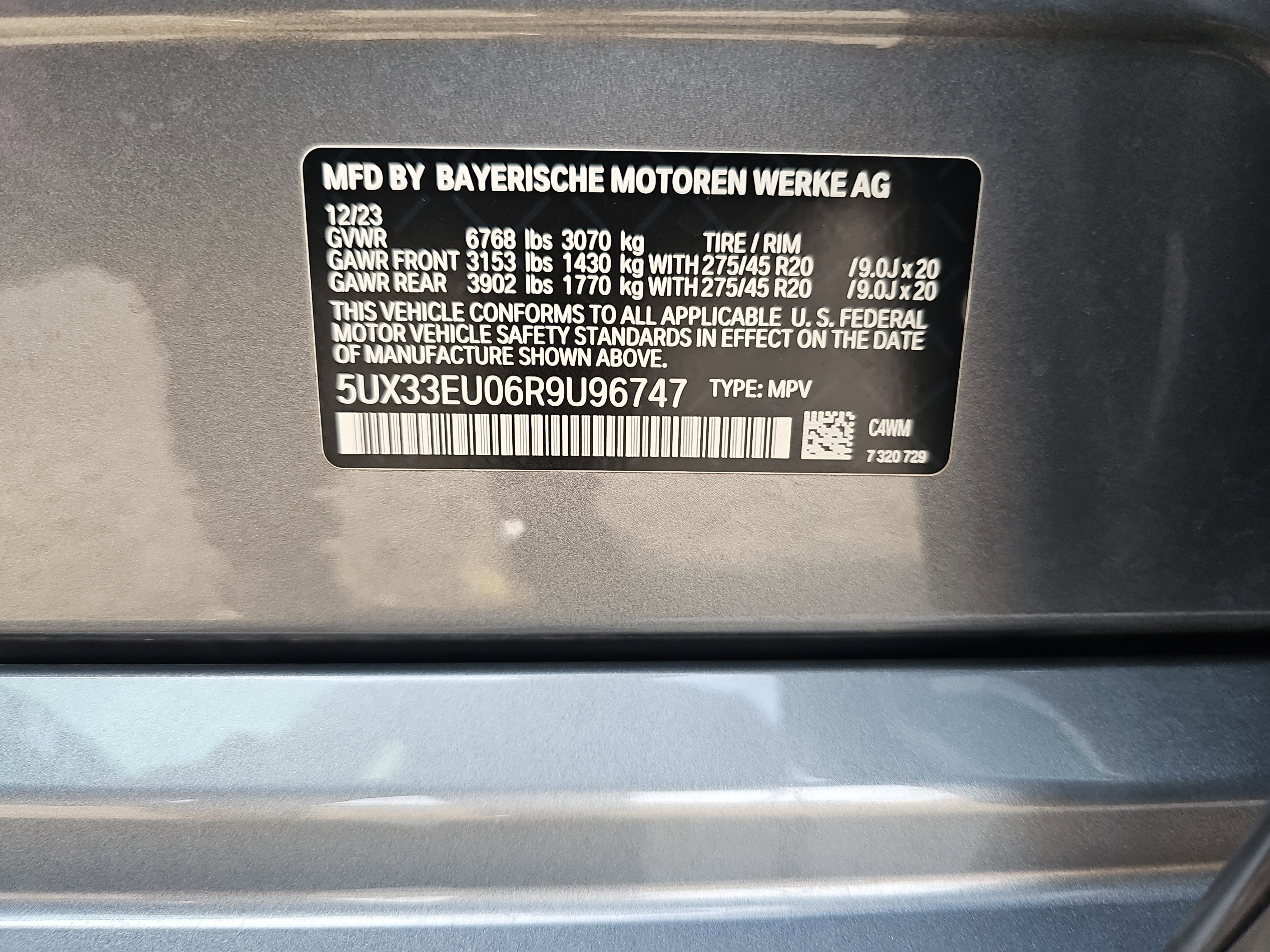 Certified 2024 BMW X5 M60i w/ Parking Assistance Package AWD/4WD image 38